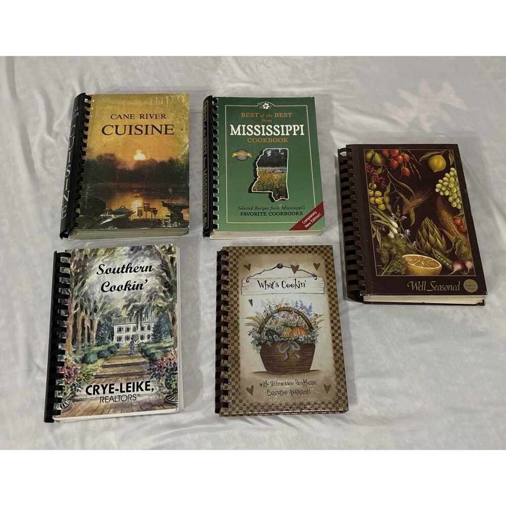 LOT OF 5 COOK BOOKS